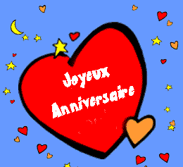 Gif animé joyeux anniversaire champagne